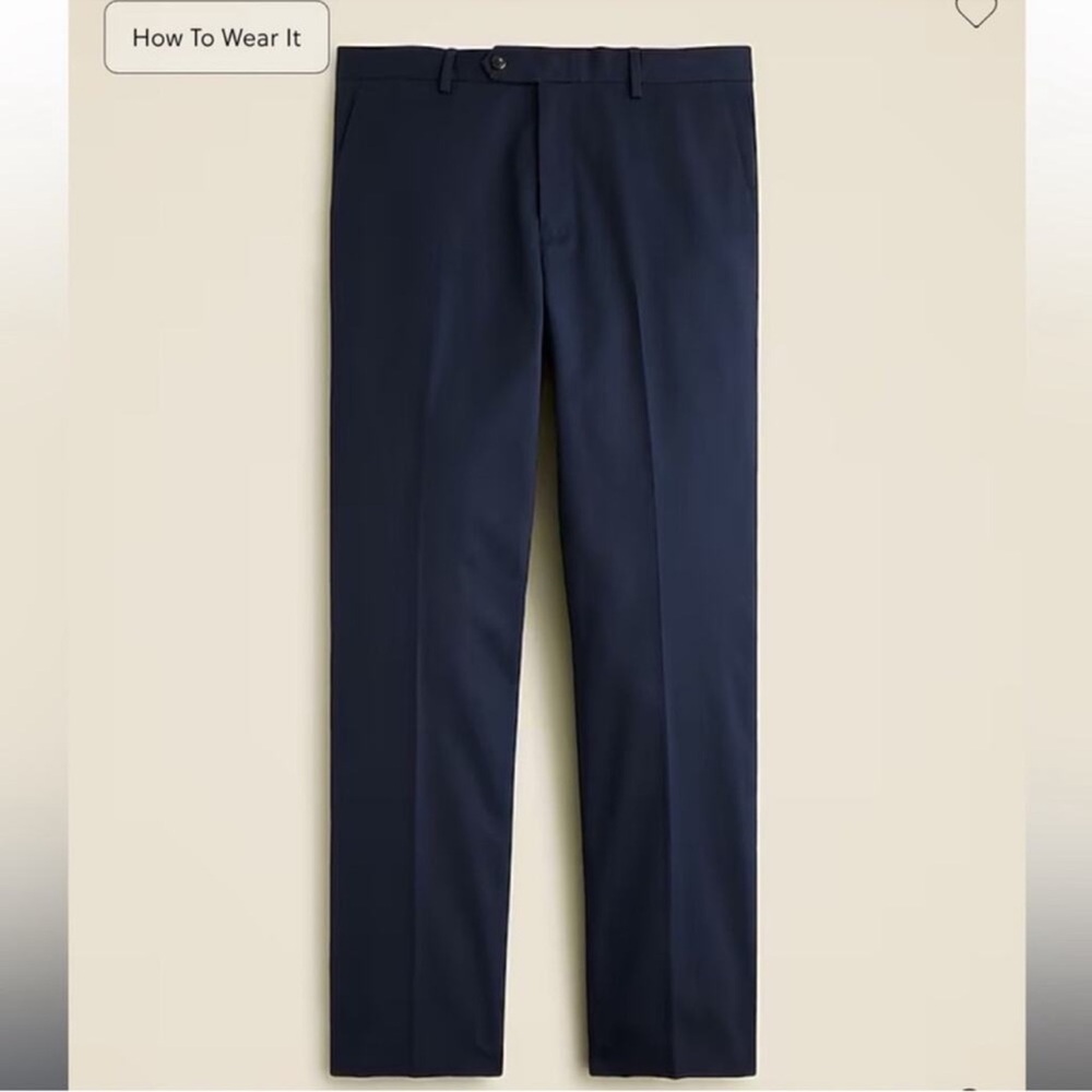 J.Crew Bowery dress pant in stretch chino 38/34